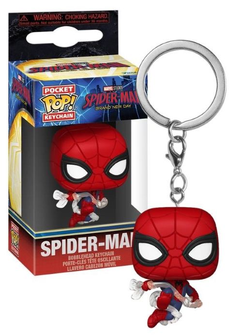 FUNKO POP! Marvel – Spiderman Brand New Day Portachiavi in box 5cm In espo da 12pz…x12…x72
